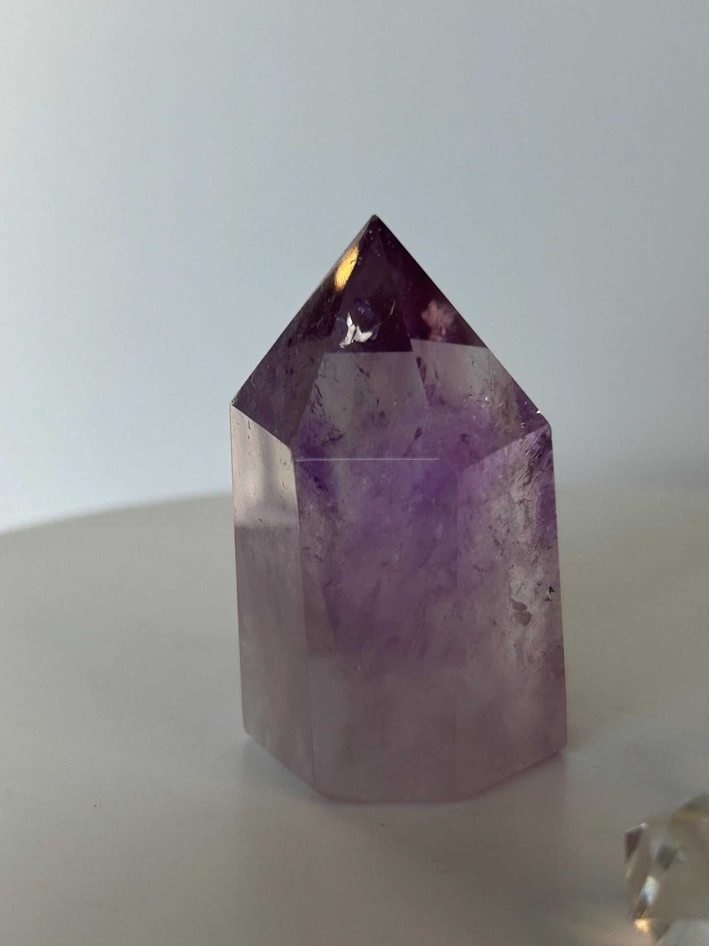 Amethyst Crystal Third Eye Crown Chakra Stone Meditation Gift Home Decor February Aquarius Crystal Feng Shui Peaceful Vibes Energy Crystal