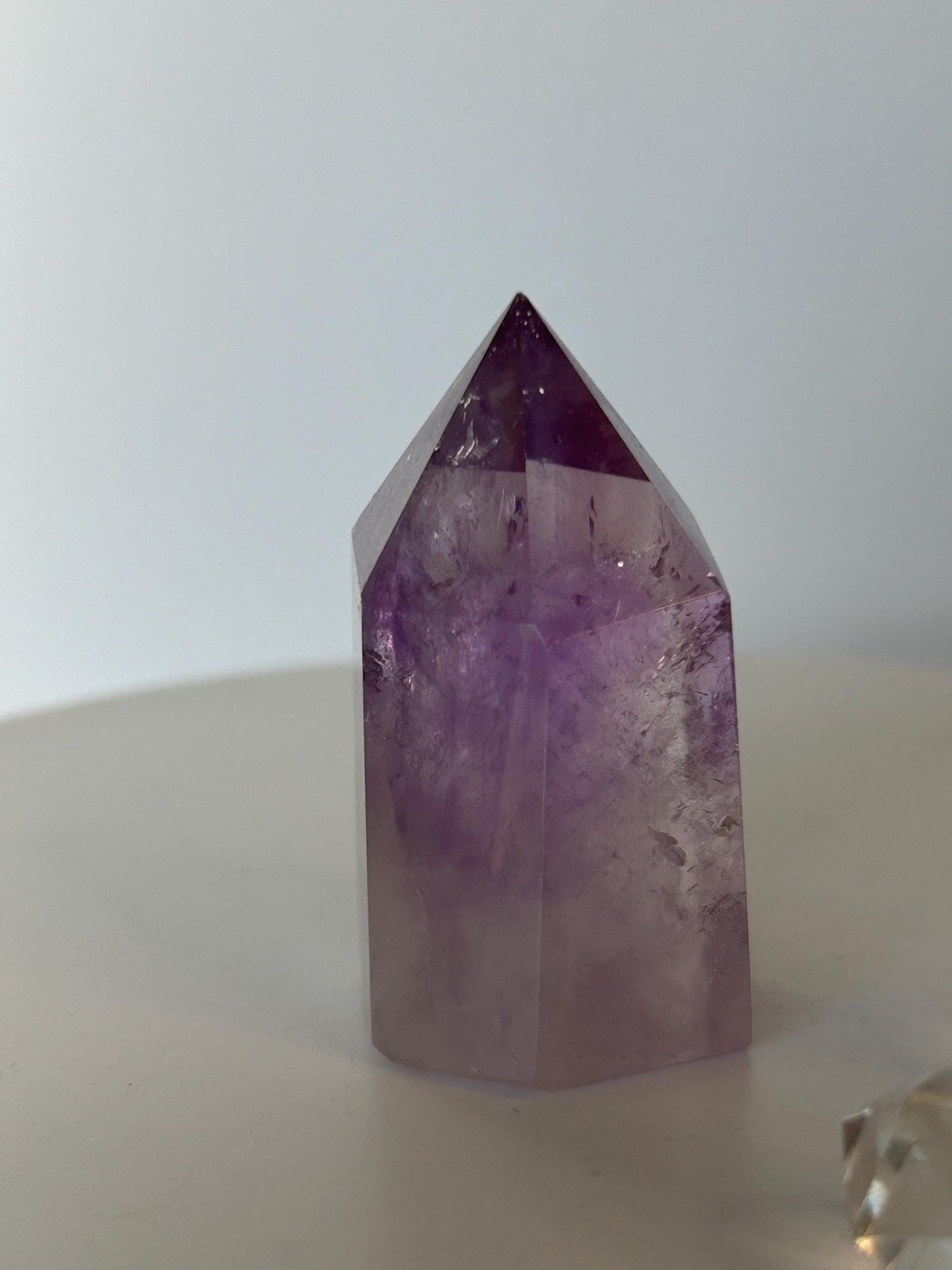 Amethyst Crystal Third Eye Crown Chakra Stone Meditation Gift Home Decor February Aquarius Crystal Feng Shui Peaceful Vibes Energy Crystal