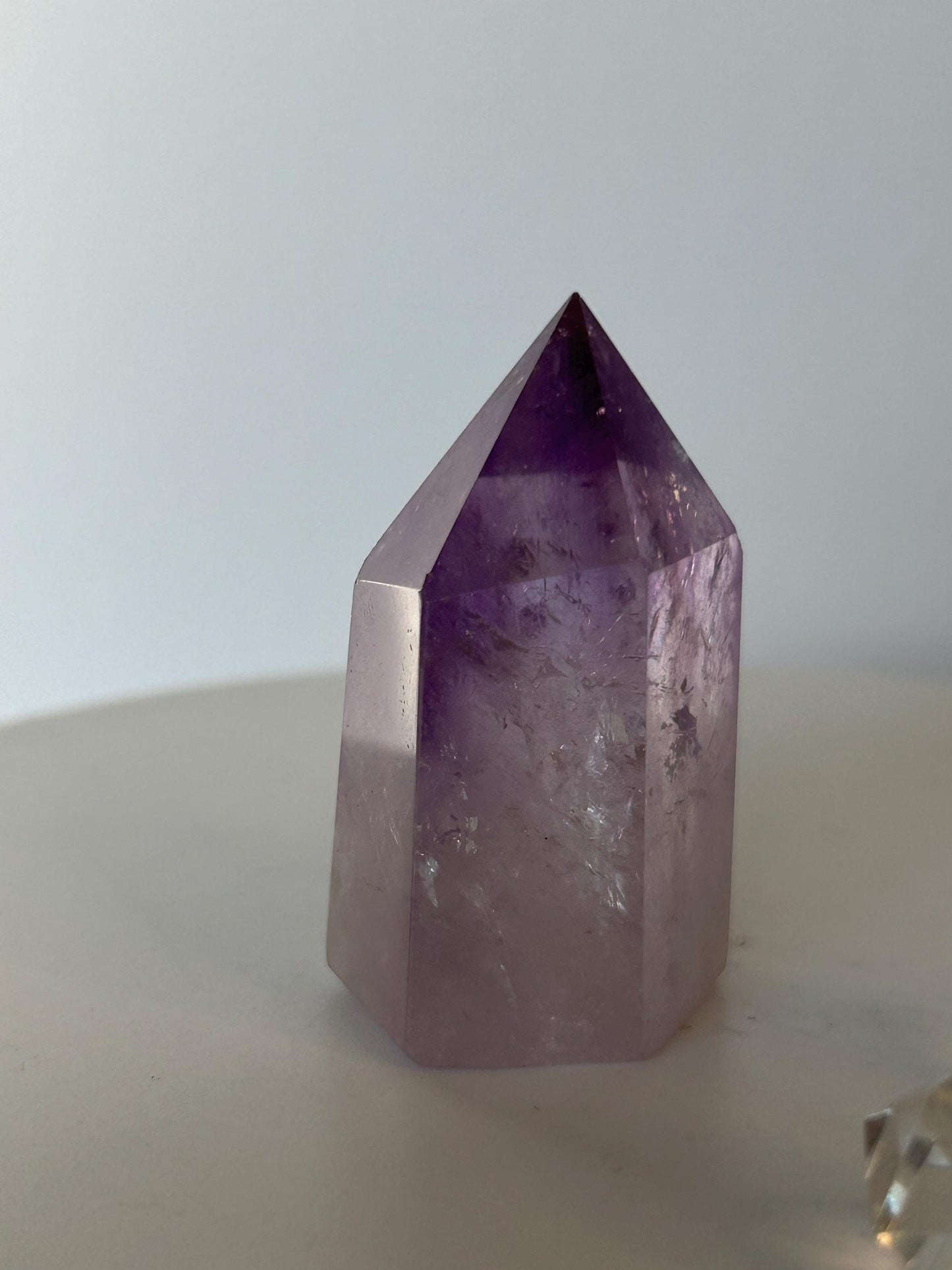 Amethyst Crystal Third Eye Crown Chakra Stone Meditation Gift Home Decor February Aquarius Crystal Feng Shui Peaceful Vibes Energy Crystal