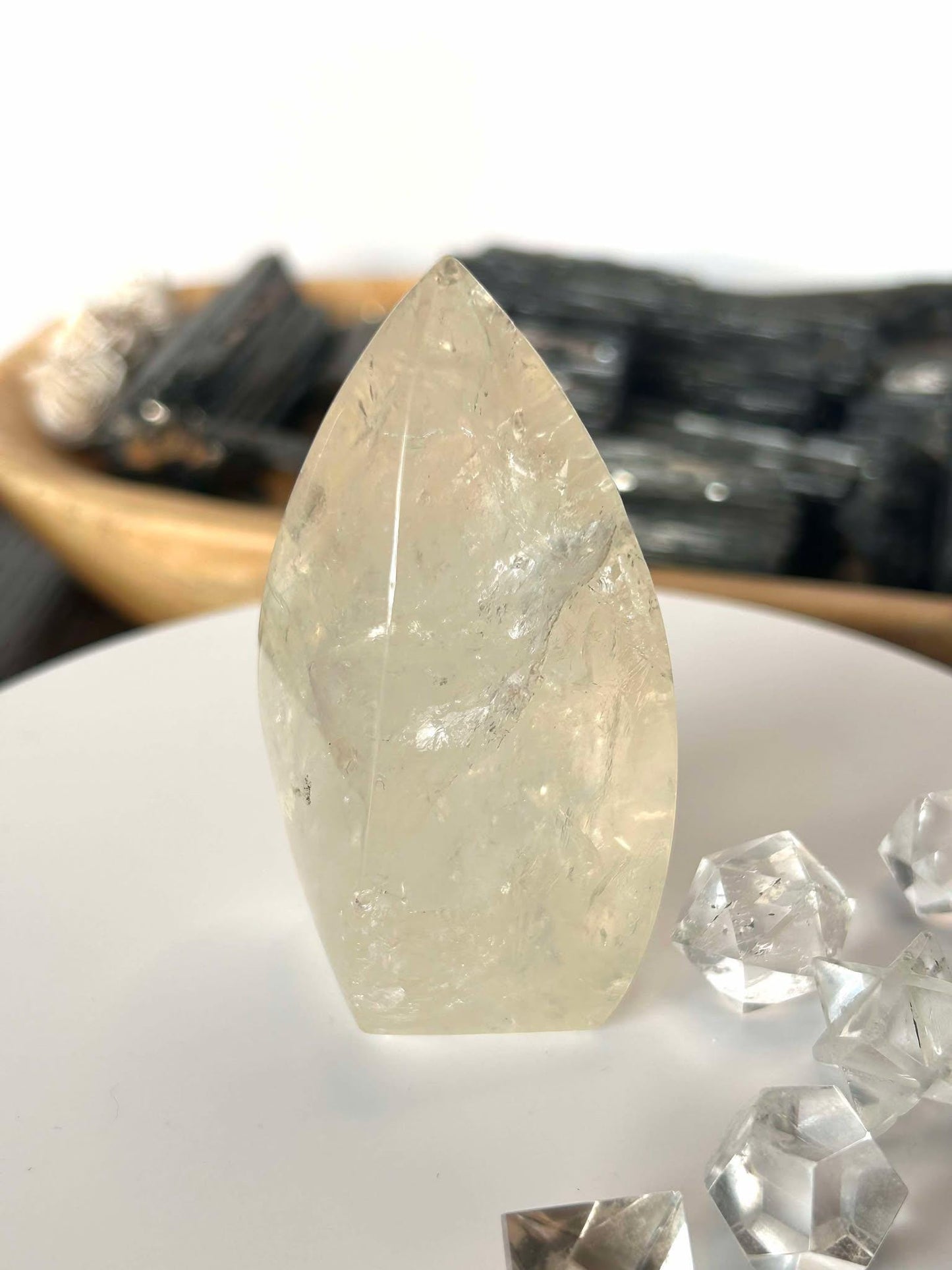 Citrine Crystal Flame Feng Shui Solar Plexus November Scorpio Crystal Natural Untreated New Business Gift Graduation New Beginning New job