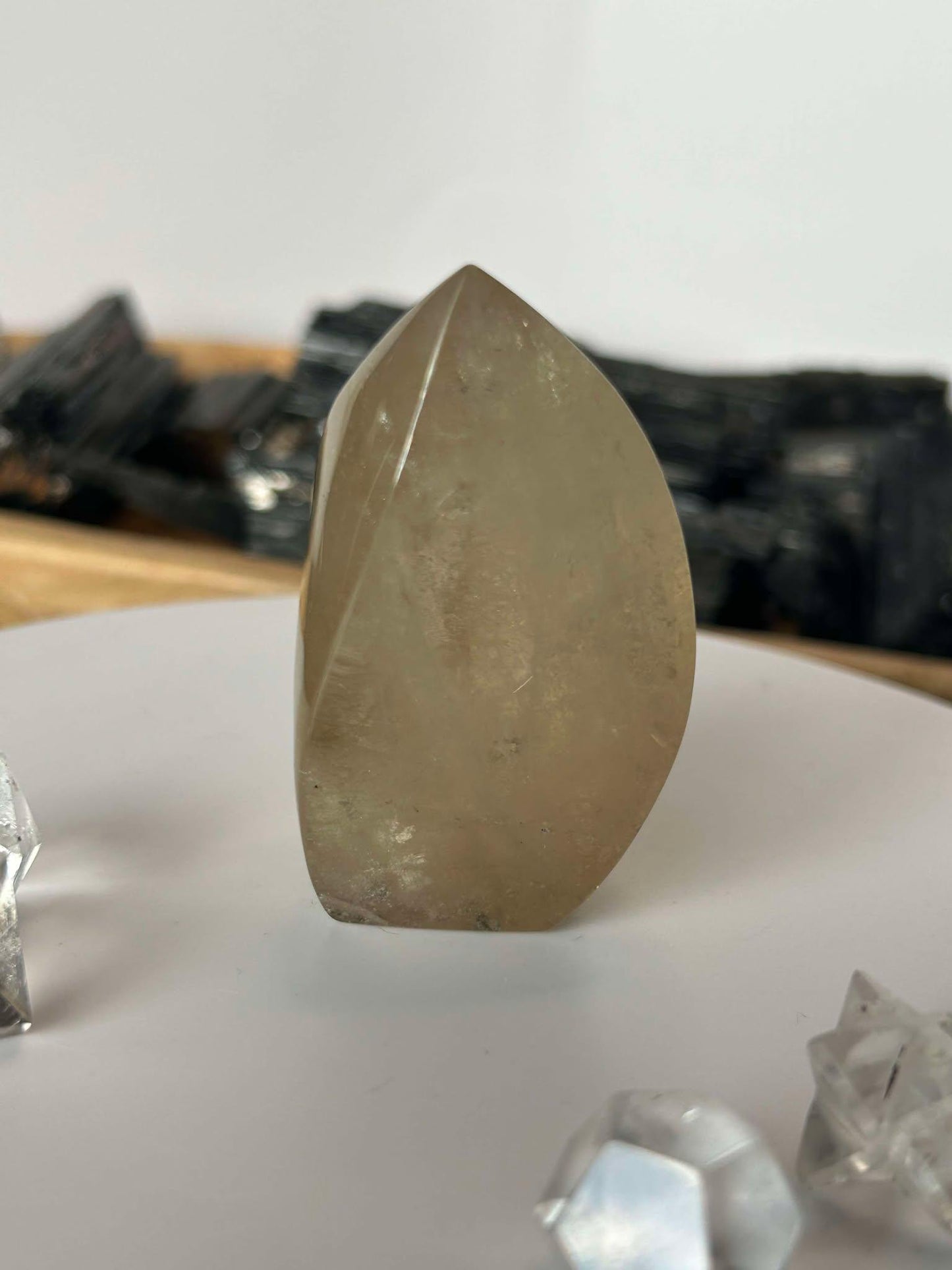 Citrine Crystal Flame Feng Shui Solar Plexus November Scorpio Crystal Natural Untreated New Business Gift Graduation New Beginning New job