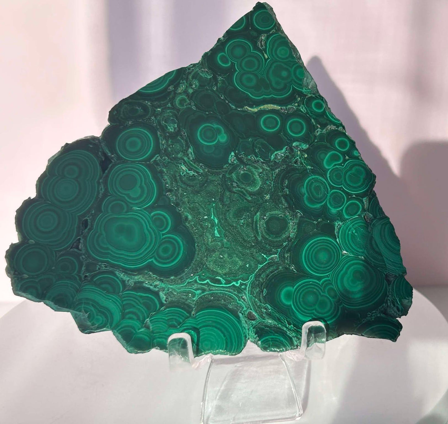 Malachite Slab Crystal Heart Chakra April May Crystal Taurus Mother Earth Day Best Friend New School Gift New Business Gift Home Decor