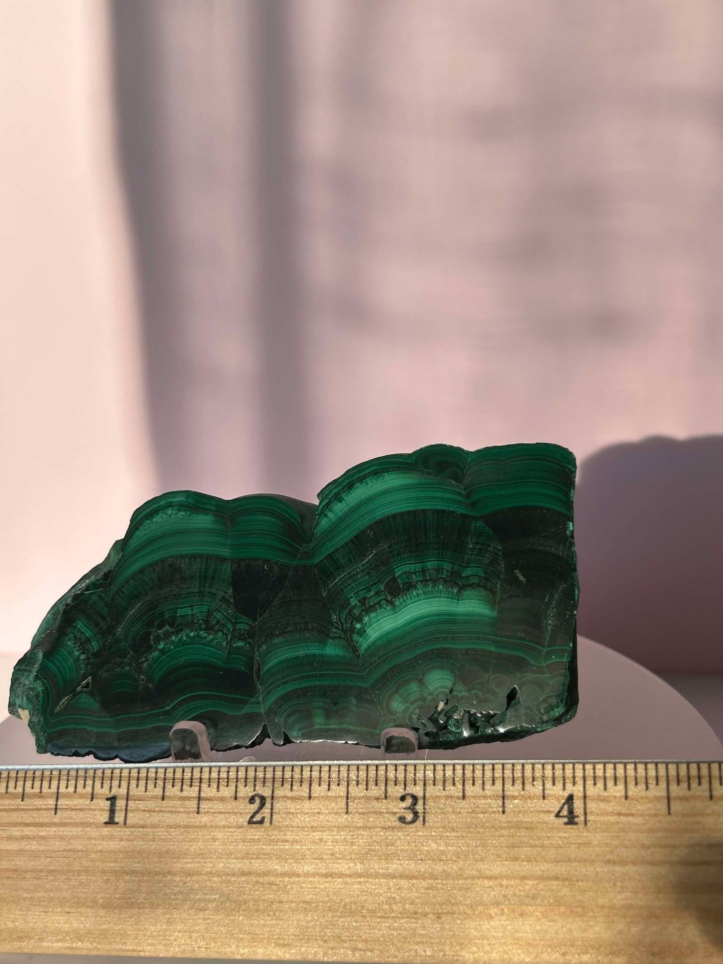 Malachite Slab Crystal Heart Chakra April May Crystal Taurus Mother Earth Day Best Friend New School Gift New Business Gift Home Decor