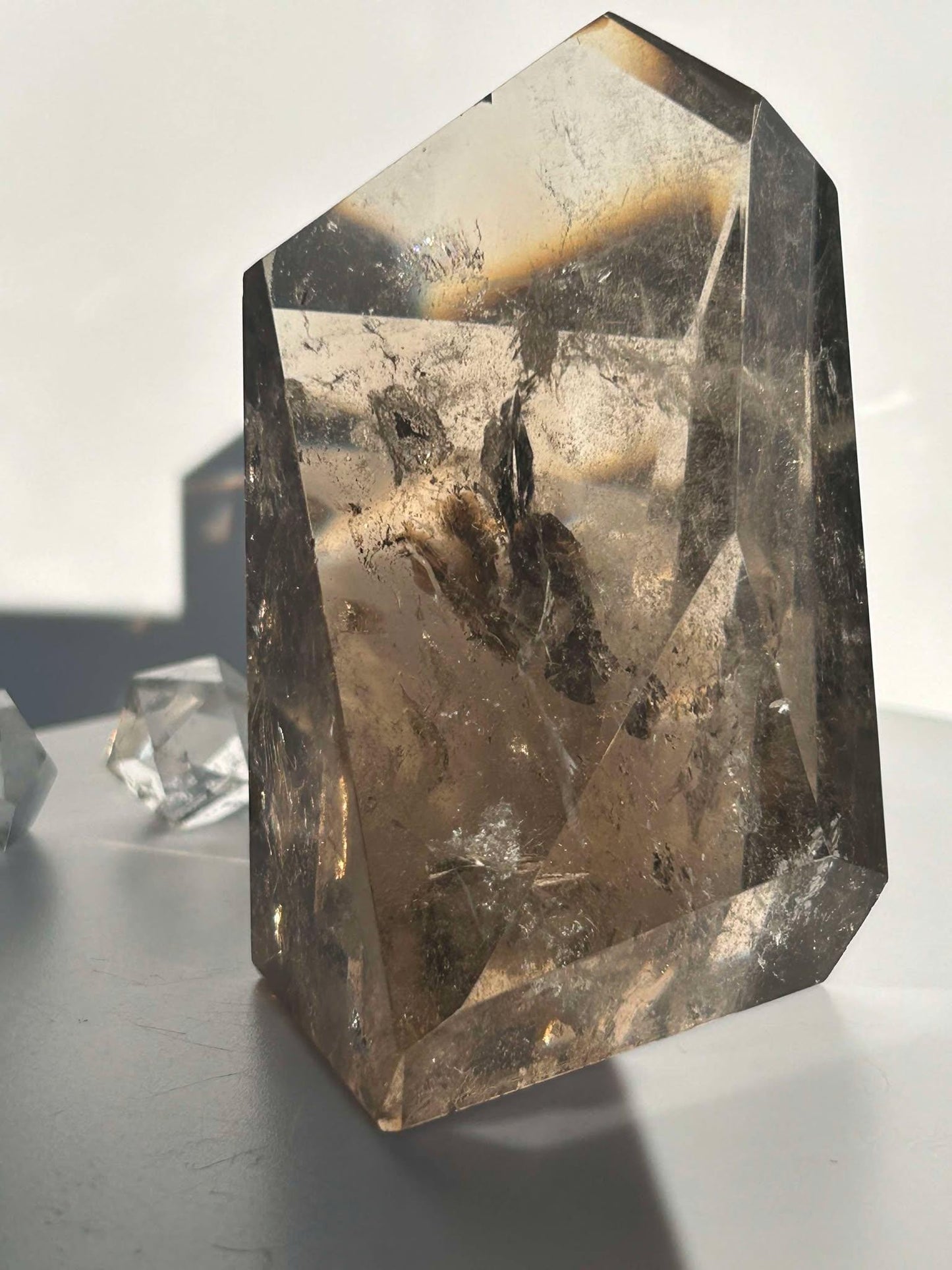 Smokey Quartz Crystal Free Form Root Chakra Gift Home Decor Meditation Feng Shui Home Warming Gift Reiki Crystal Yogi Spiritual Energy Gift