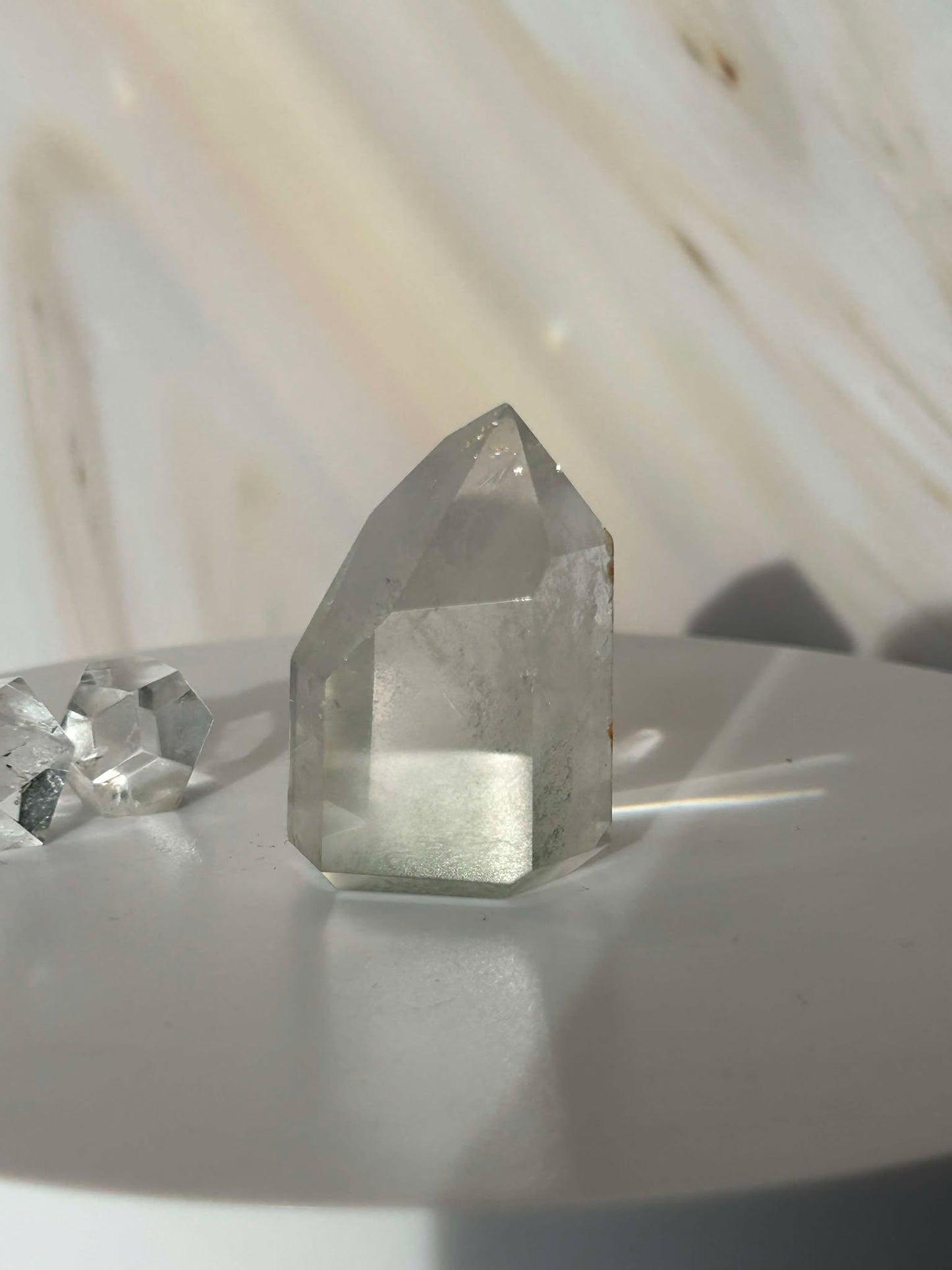 Garden Quartz Lodilite Point Crystal Meditation Crown Root Chakra Altar Decor Stone Nature Inspired Gift Nature Lover Gift Scorpio Gift