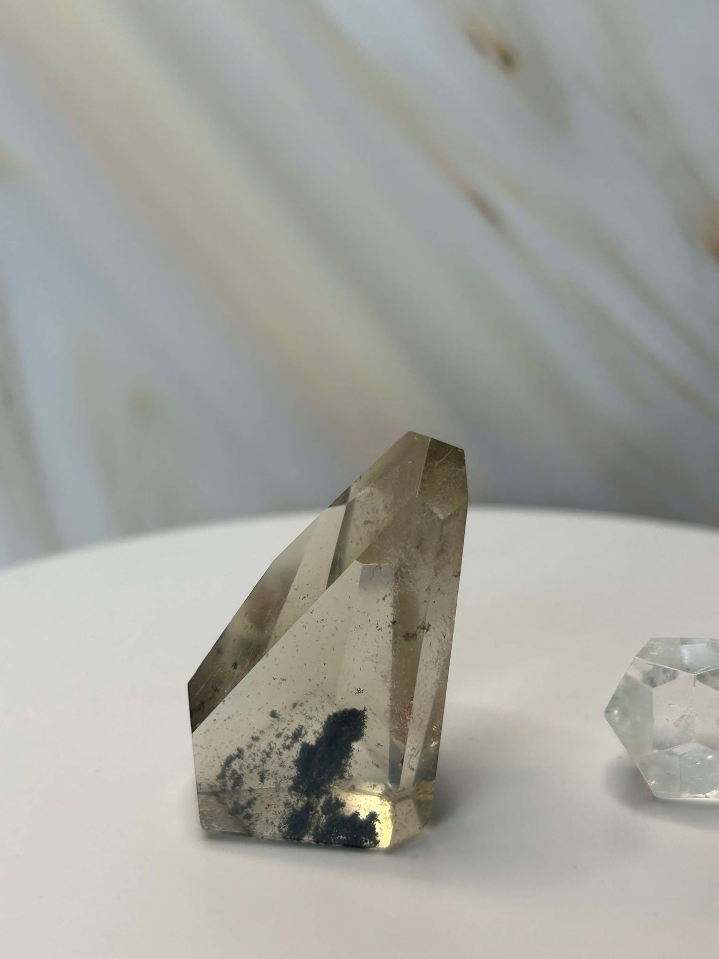 Garden Quartz Lodilite Point Crystal Meditation Crown Root Chakra Altar Decor Stone Nature Inspired Gift Nature Lover Gift Scorpio Gift