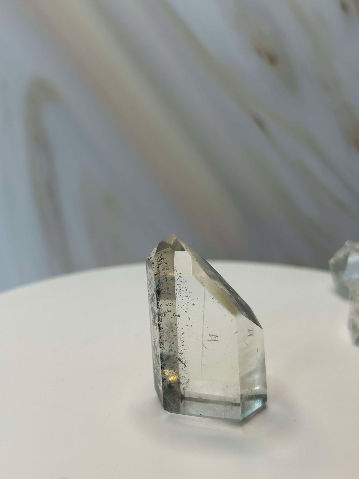 Garden Quartz Lodilite Point Crystal Meditation Crown Root Chakra Altar Decor Stone Nature Inspired Gift Nature Lover Gift Scorpio Gift