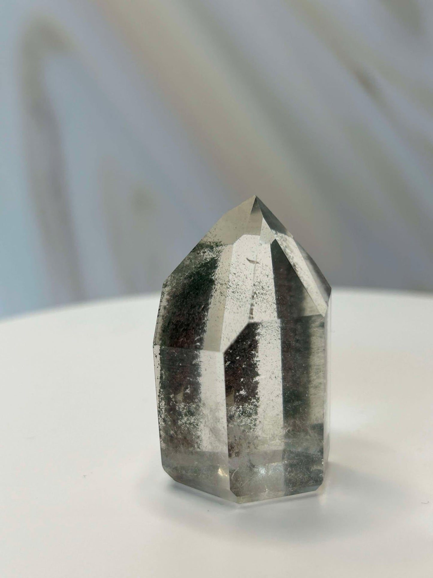 Garden Quartz Lodilite Point Crystal Meditation Crown Root Chakra Altar Decor Stone Nature Inspired Gift Nature Lover Gift Scorpio Gift