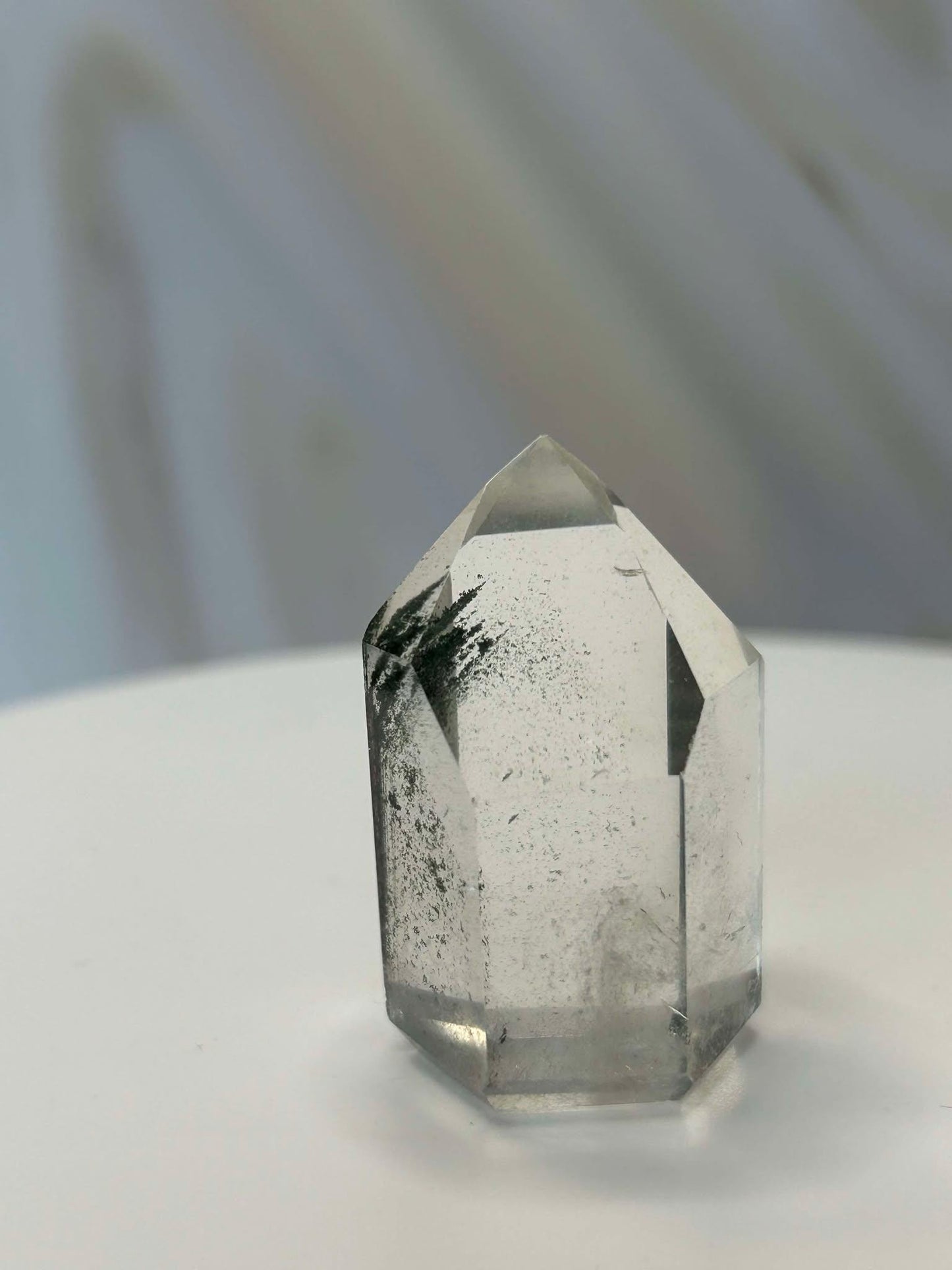 Garden Quartz Lodilite Point Crystal Meditation Crown Root Chakra Altar Decor Stone Nature Inspired Gift Nature Lover Gift Scorpio Gift