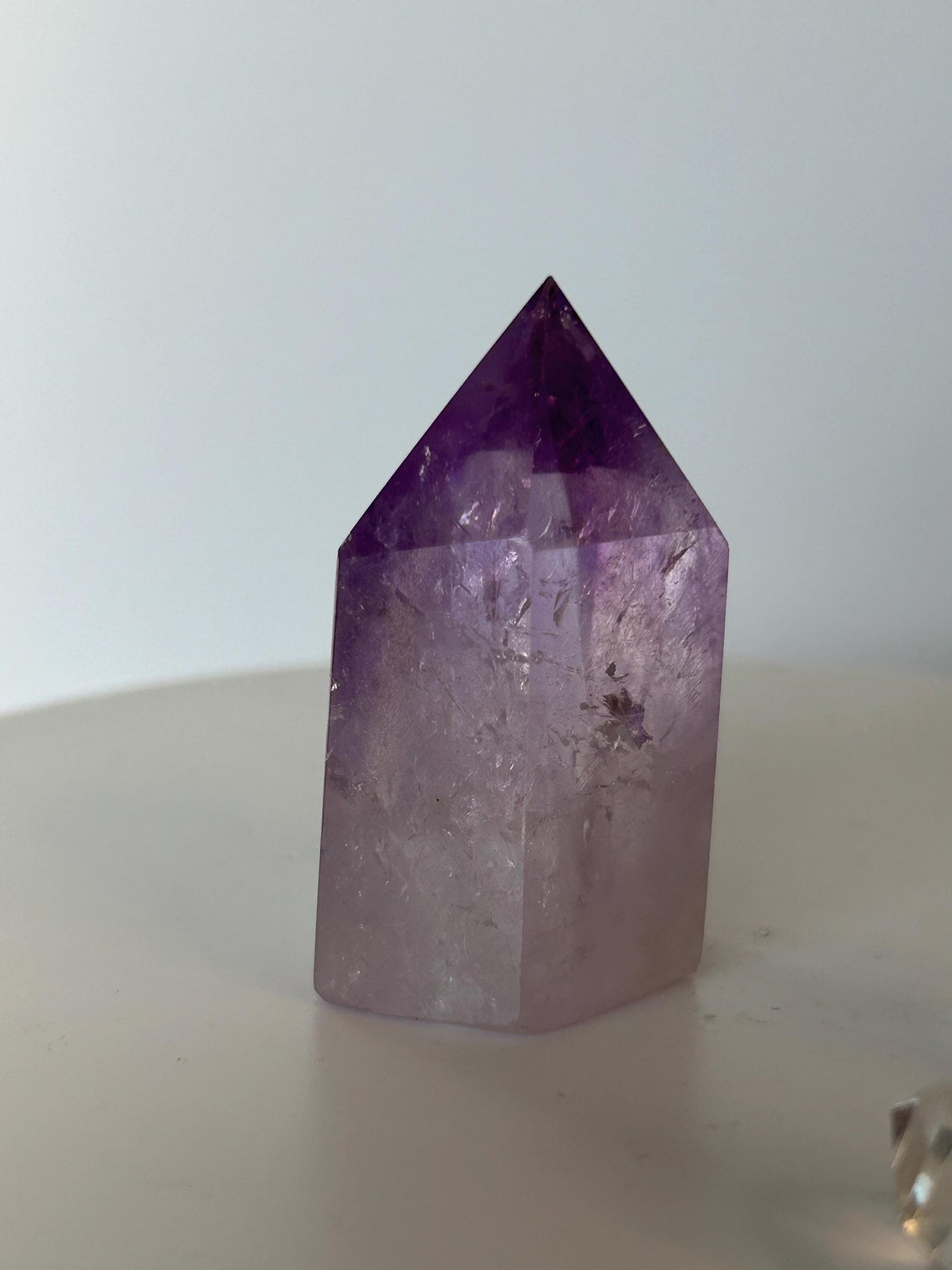 Amethyst Crystal Third Eye Crown Chakra Stone Meditation Gift Home Decor February Aquarius Crystal Feng Shui Peaceful Vibes Energy Crystal