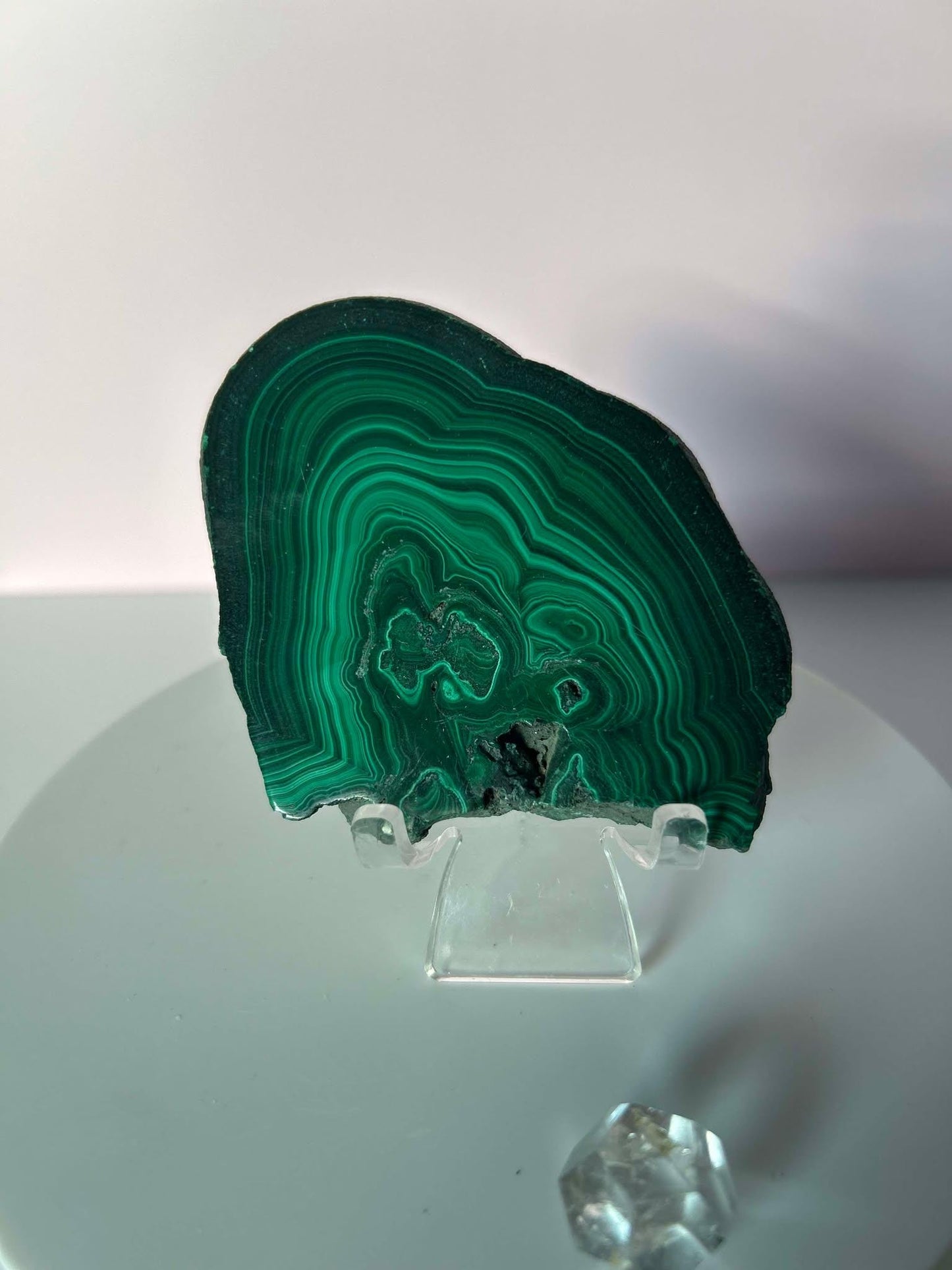Malachite Free Form Crystal Heart Chakra April May Crystal Taurus Mother Earth Day Best Friend New School Gift New Business Gift Home Decor