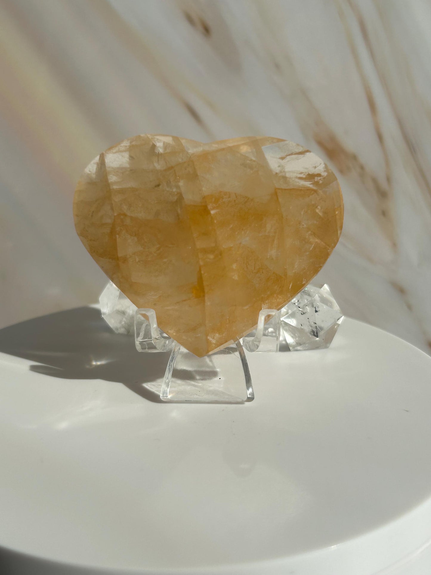 Golden Healer Quartz Heart Solar Plexus Chakra Meditation Crystal Gift Home Decor Reiki Positive Vibes Stone Love Nature Lover Crystals Gift