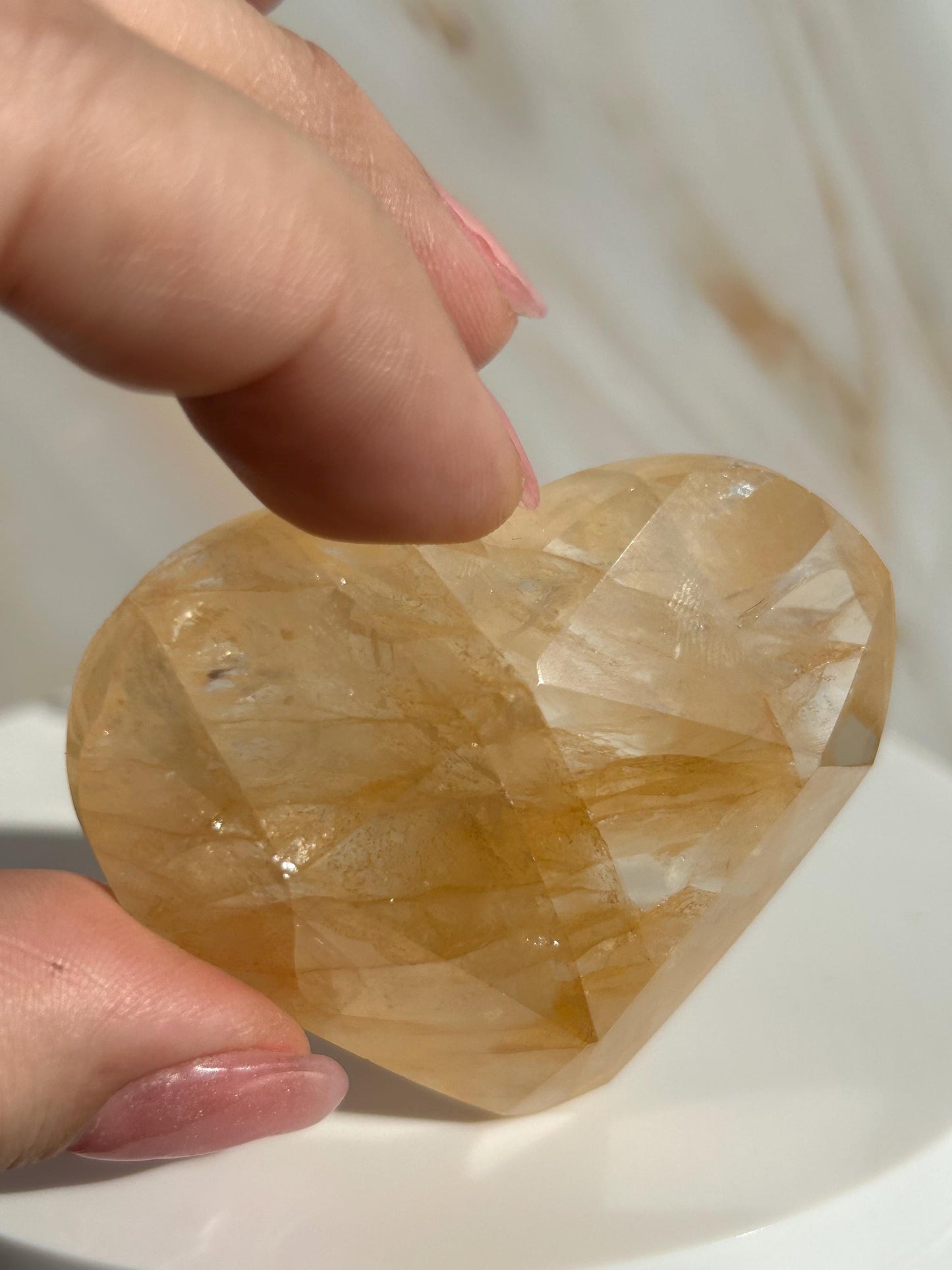 Golden Healer Quartz Heart Solar Plexus Chakra Meditation Crystal Gift Home Decor Reiki Positive Vibes Stone Love Nature Lover Crystals Gift