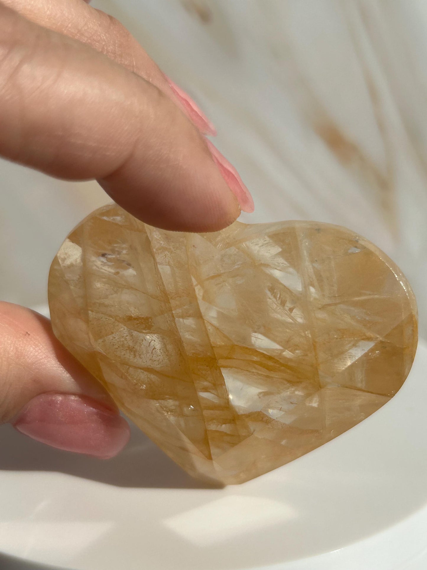 Golden Healer Quartz Heart Solar Plexus Chakra Meditation Crystal Gift Home Decor Reiki Positive Vibes Stone Love Nature Lover Crystals Gift