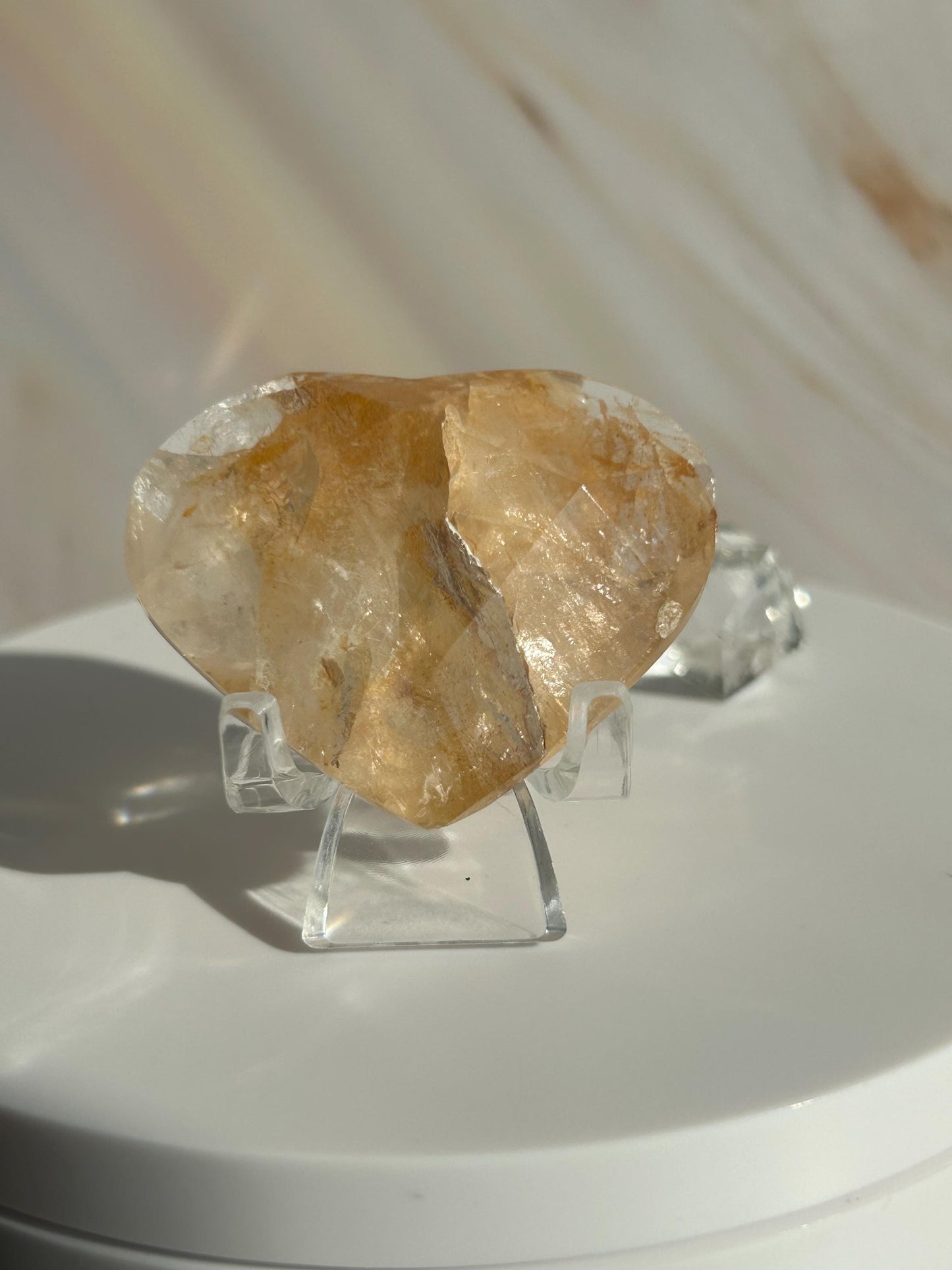 Golden Healer Quartz Heart Solar Plexus Chakra Meditation Crystal Gift Home Decor Reiki Positive Vibes Stone Love Nature love Crystals Gift