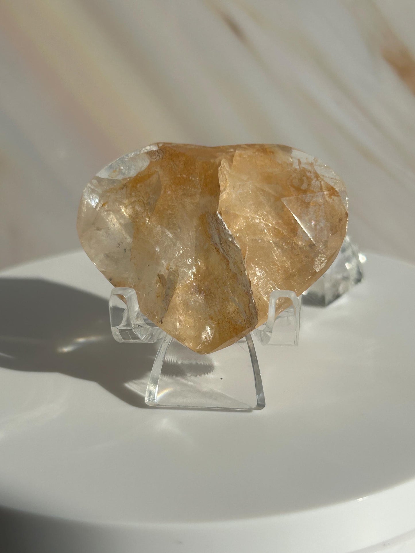 Golden Healer Quartz Heart Solar Plexus Chakra Meditation Crystal Gift Home Decor Reiki Positive Vibes Stone Love Nature love Crystals Gift