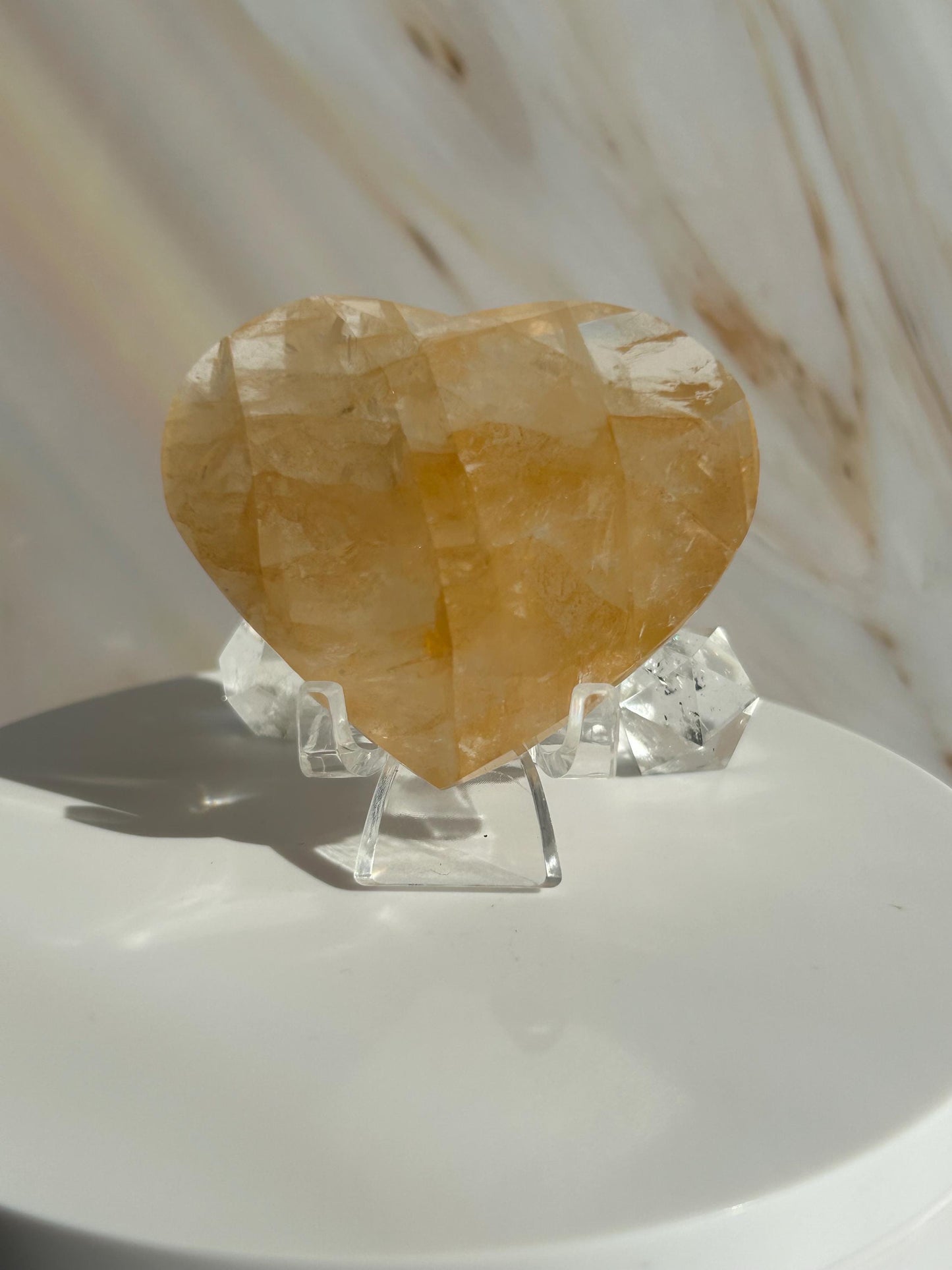 Golden Healer Quartz Heart Solar Plexus Chakra Meditation Crystal Gift Home Decor Reiki Positive Vibes Stone Love Nature Lover Crystals Gift