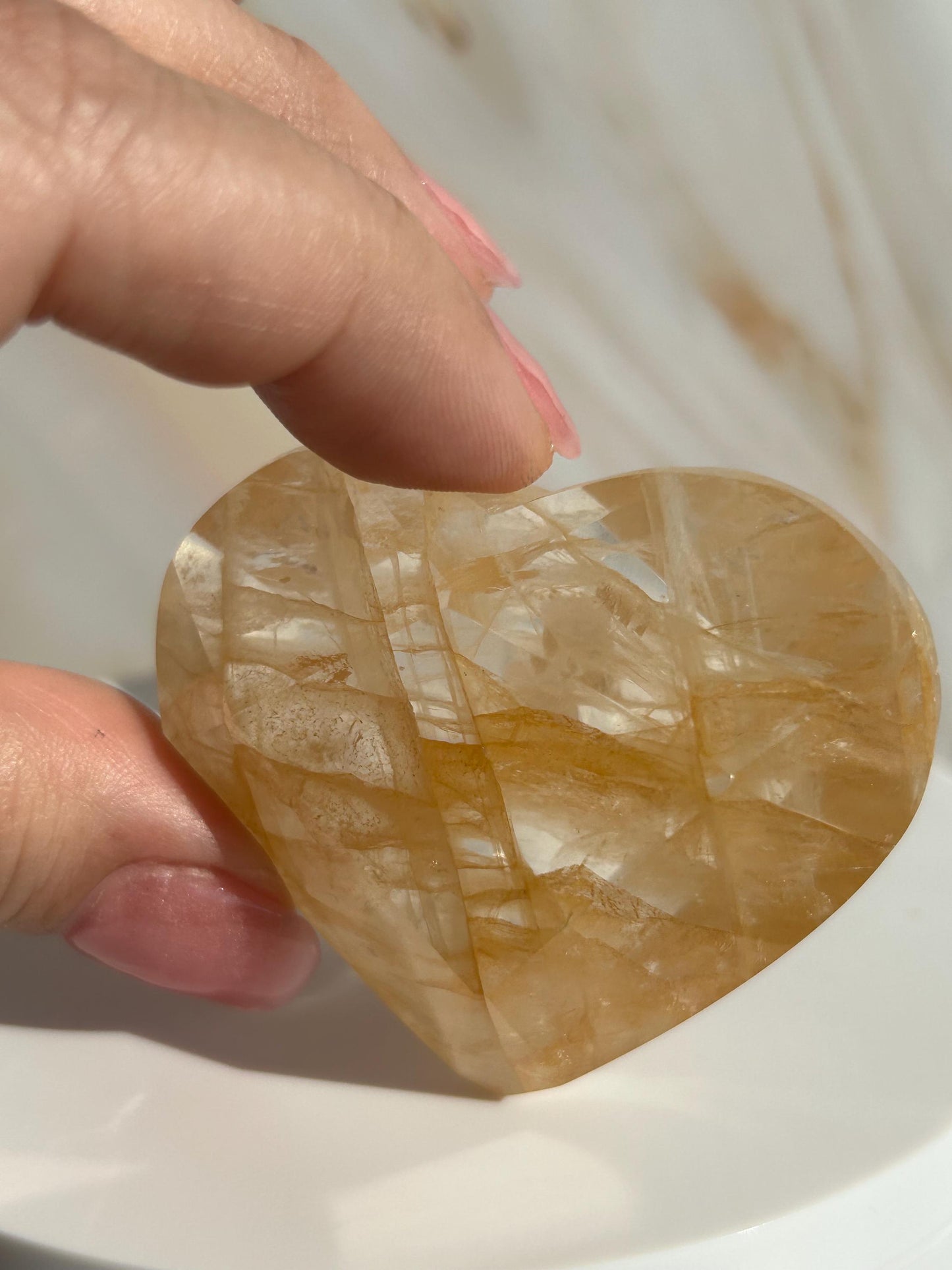 Golden Healer Quartz Heart Solar Plexus Chakra Meditation Crystal Gift Home Decor Reiki Positive Vibes Stone Love Nature Lover Crystals Gift
