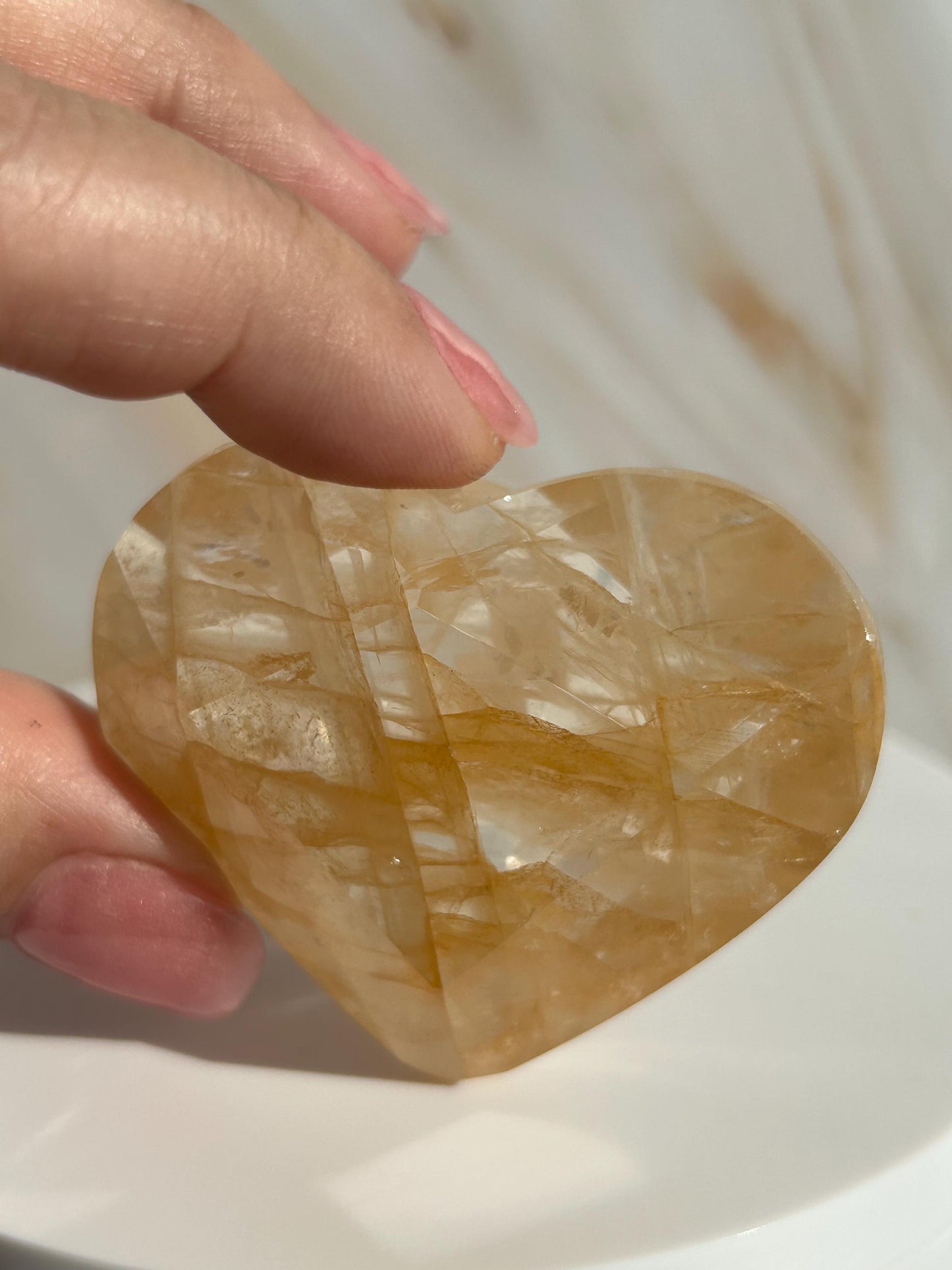 Golden Healer Quartz Heart Solar Plexus Chakra Meditation Crystal Gift Home Decor Reiki Positive Vibes Stone Love Nature Lover Crystals Gift