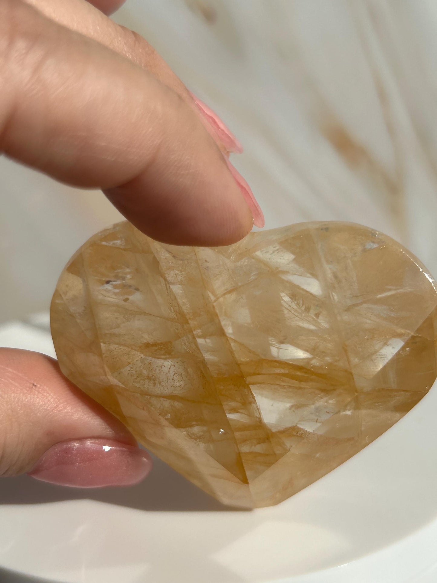Golden Healer Quartz Heart Solar Plexus Chakra Meditation Crystal Gift Home Decor Reiki Positive Vibes Stone Love Nature Lover Crystals Gift