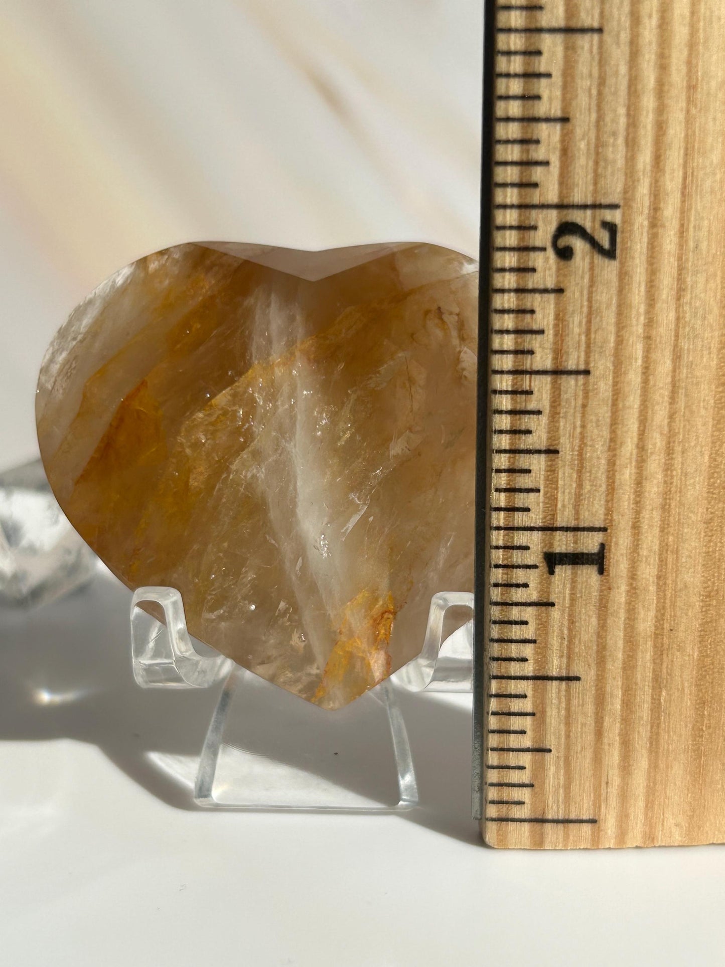 Golden Healer Quartz Heart Solar Plexus Chakra Meditation Crystal Gift Home Decor Reiki Positive Vibes Stone Love Nature Lover Crystals Gift