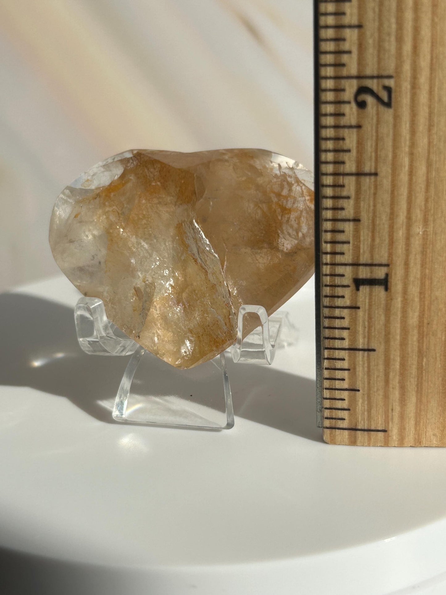 Golden Healer Quartz Heart Solar Plexus Chakra Meditation Crystal Gift Home Decor Reiki Positive Vibes Stone Love Nature love Crystals Gift