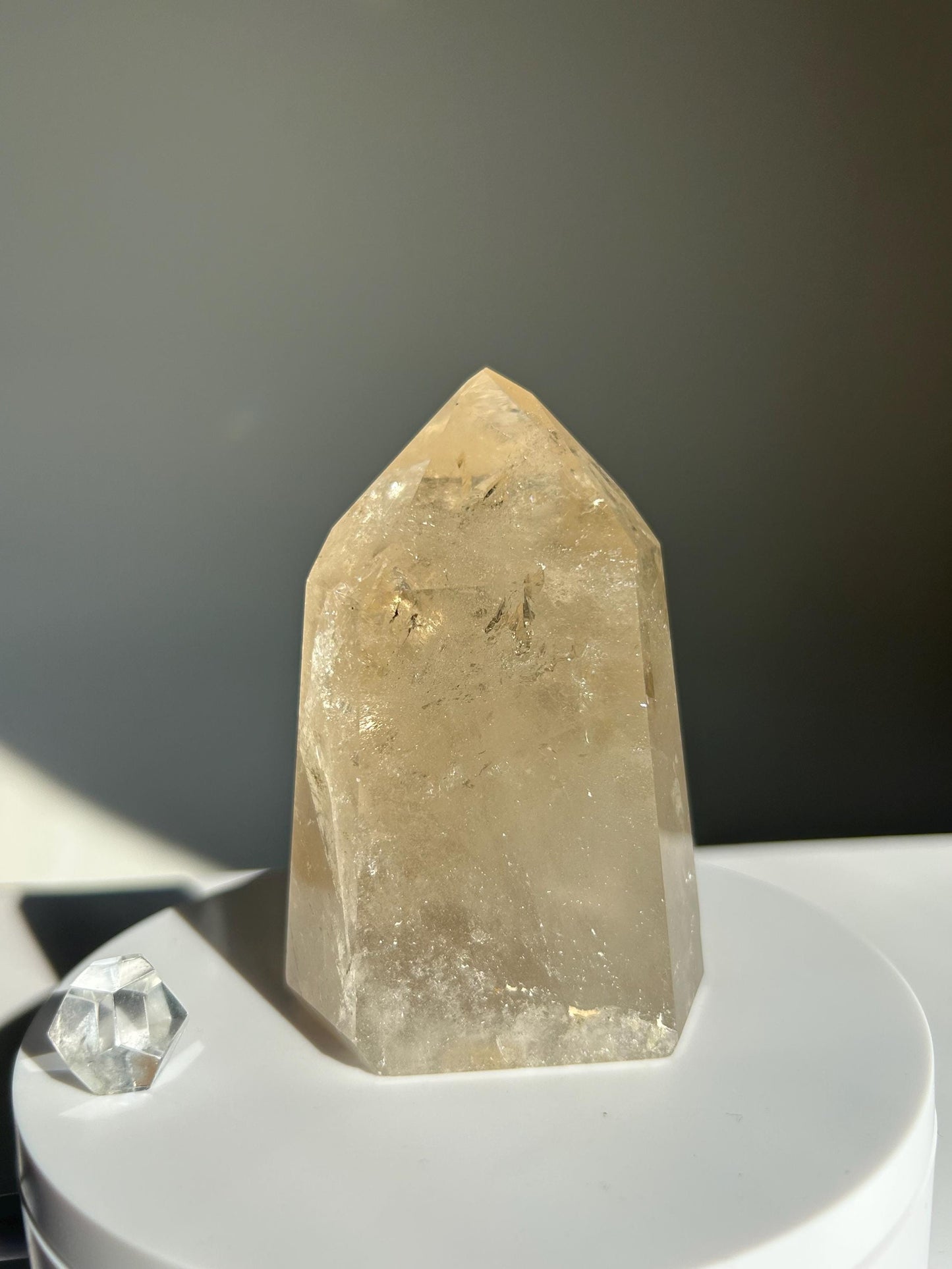 Citrine Crystal Point Feng Shui Solar Plexus November Scorpio Crystal Natural Untreated New Business Gift Graduation New Beginning New job