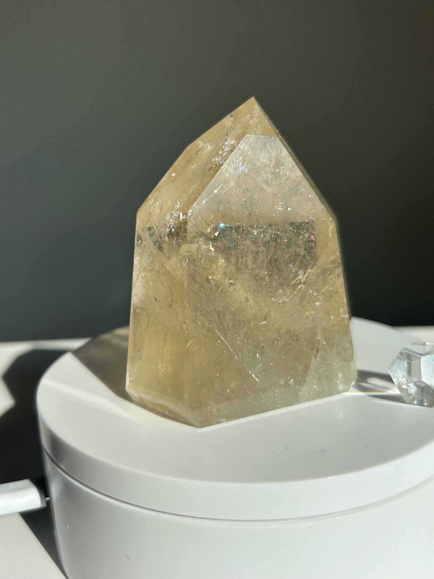 Citrine Crystal Point Feng Shui Solar Plexus November Scorpio Crystal Natural Untreated New Business Gift Graduation New Beginning New job