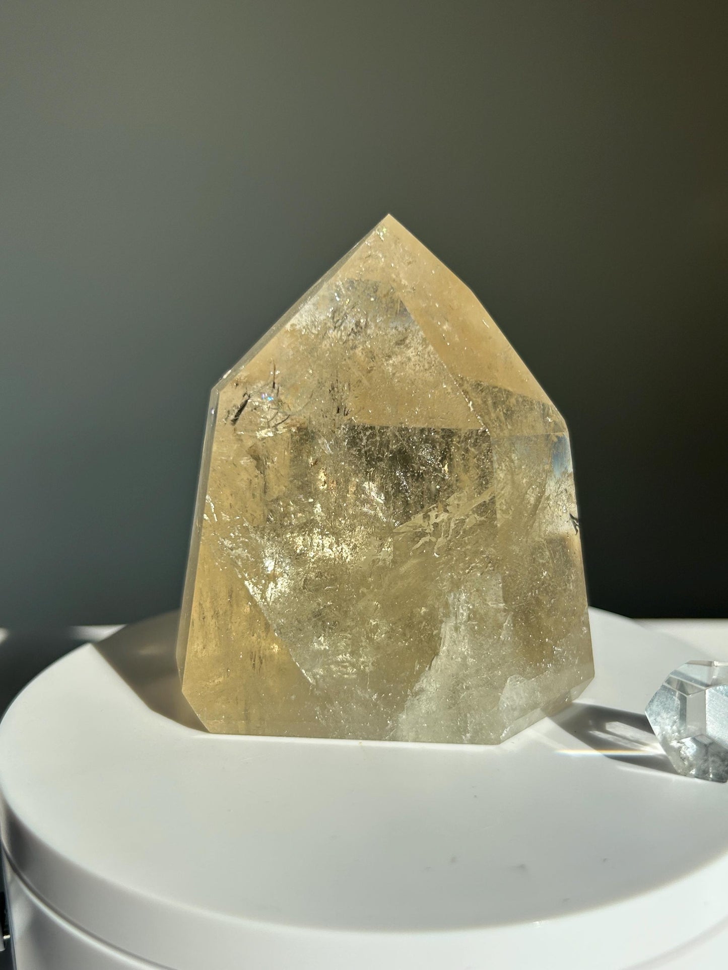 Citrine Crystal Point Feng Shui Solar Plexus November Scorpio Crystal Natural Untreated New Business Gift Graduation New Beginning New job