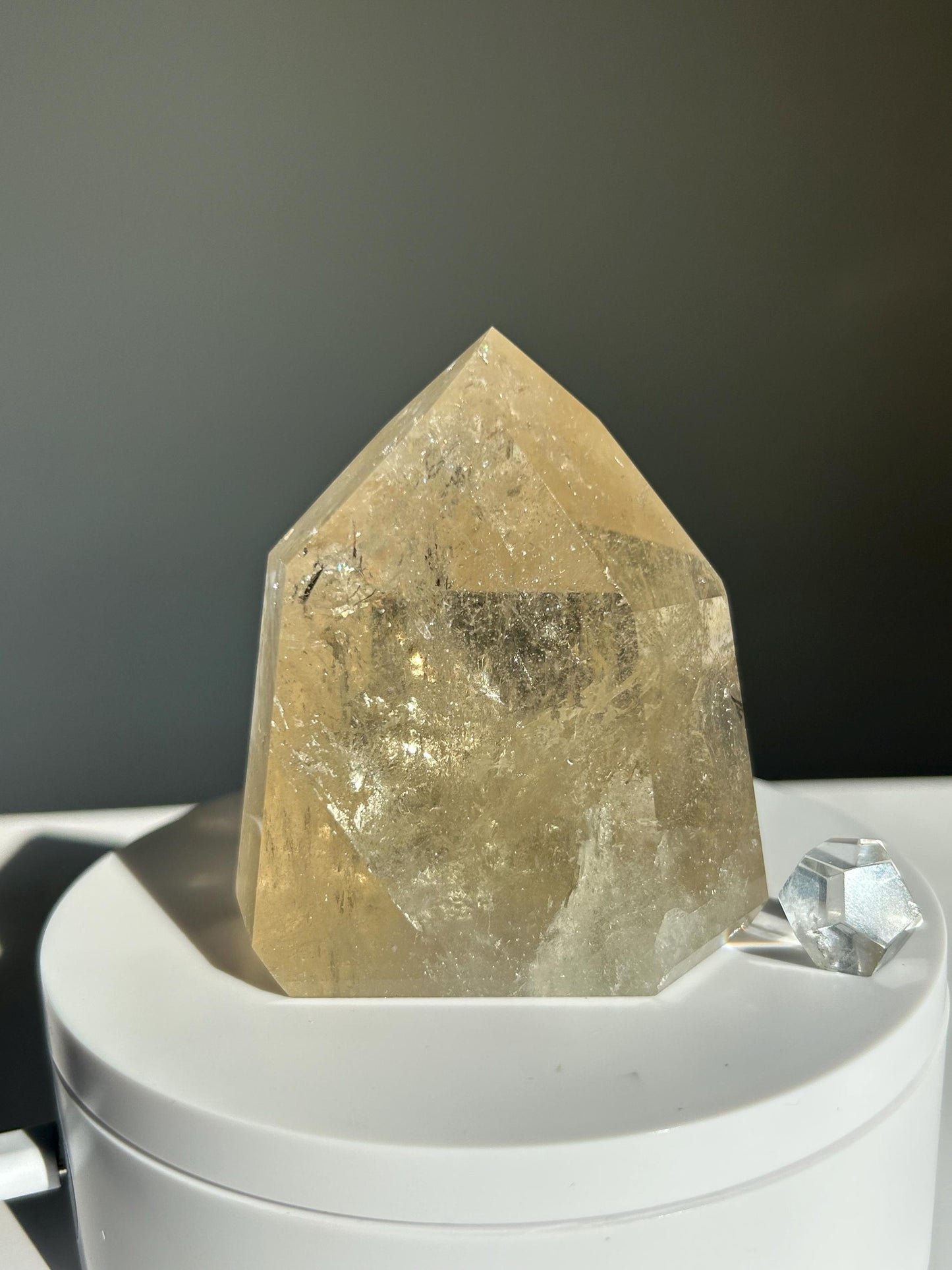 Citrine Crystal Point Feng Shui Solar Plexus November Scorpio Crystal Natural Untreated New Business Gift Graduation New Beginning New job