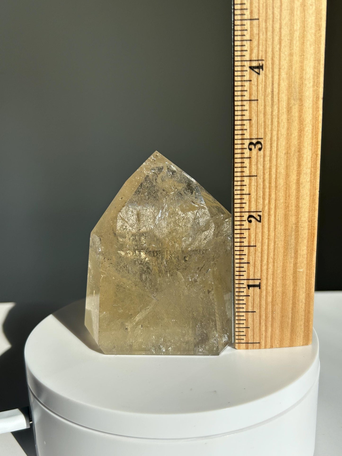 Citrine Crystal Point Feng Shui Solar Plexus November Scorpio Crystal Natural Untreated New Business Gift Graduation New Beginning New job