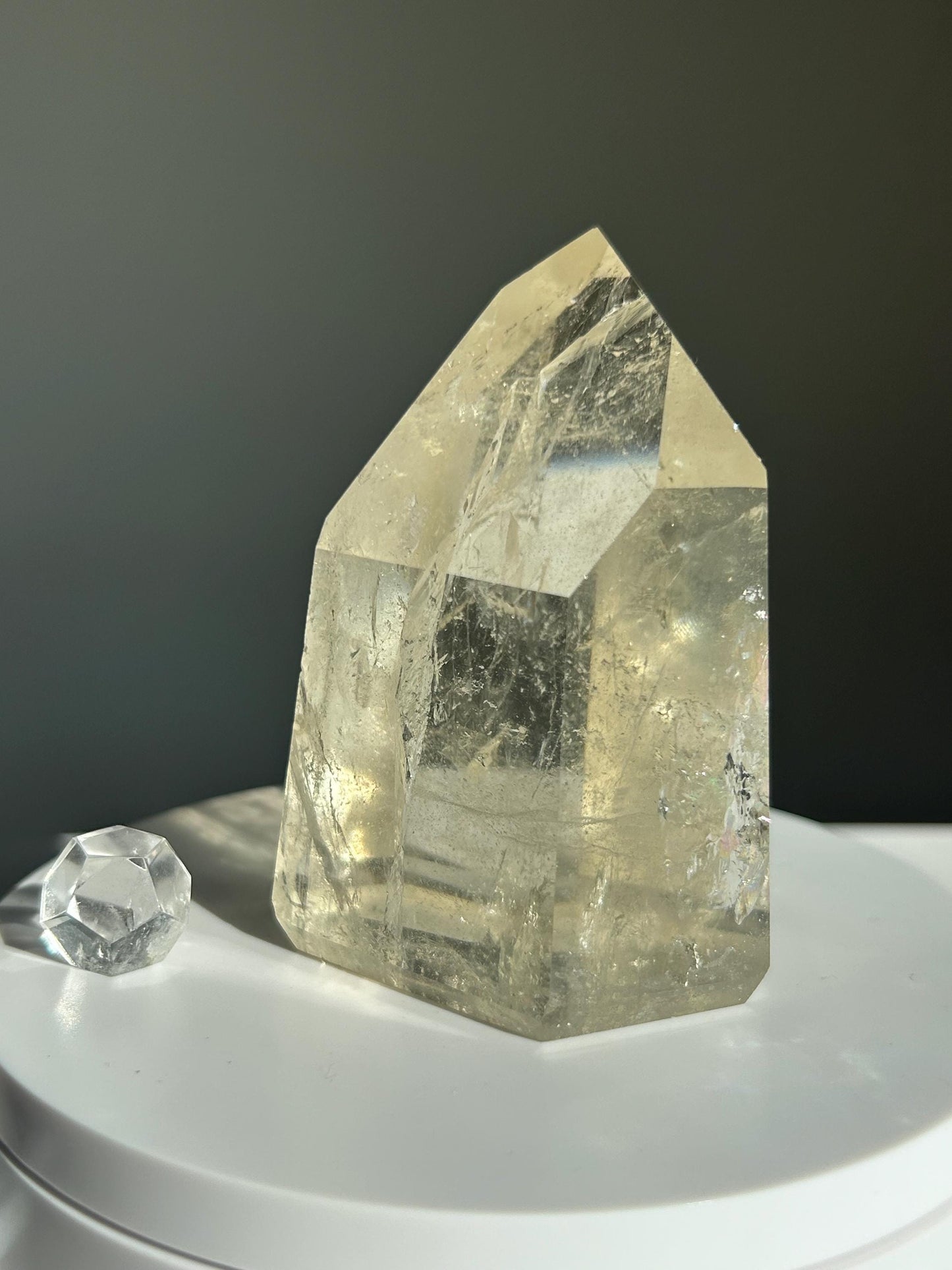Citrine Crystal Point Feng Shui Solar Plexus November Scorpio Crystal Natural Untreated New Business Gift Graduation New Beginning New job