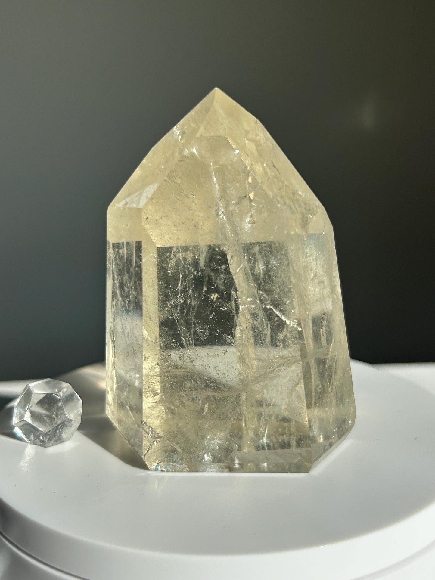 Citrine Crystal Point Feng Shui Solar Plexus November Scorpio Crystal Natural Untreated New Business Gift Graduation New Beginning New job