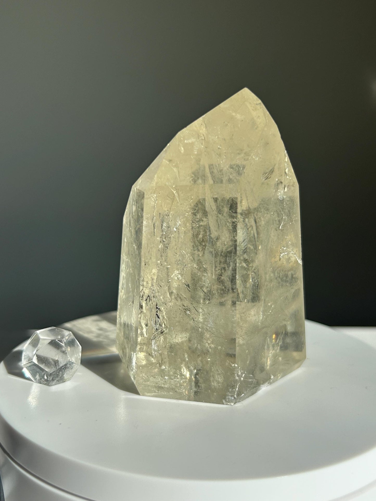 Citrine Crystal Point Feng Shui Solar Plexus November Scorpio Crystal Natural Untreated New Business Gift Graduation New Beginning New job