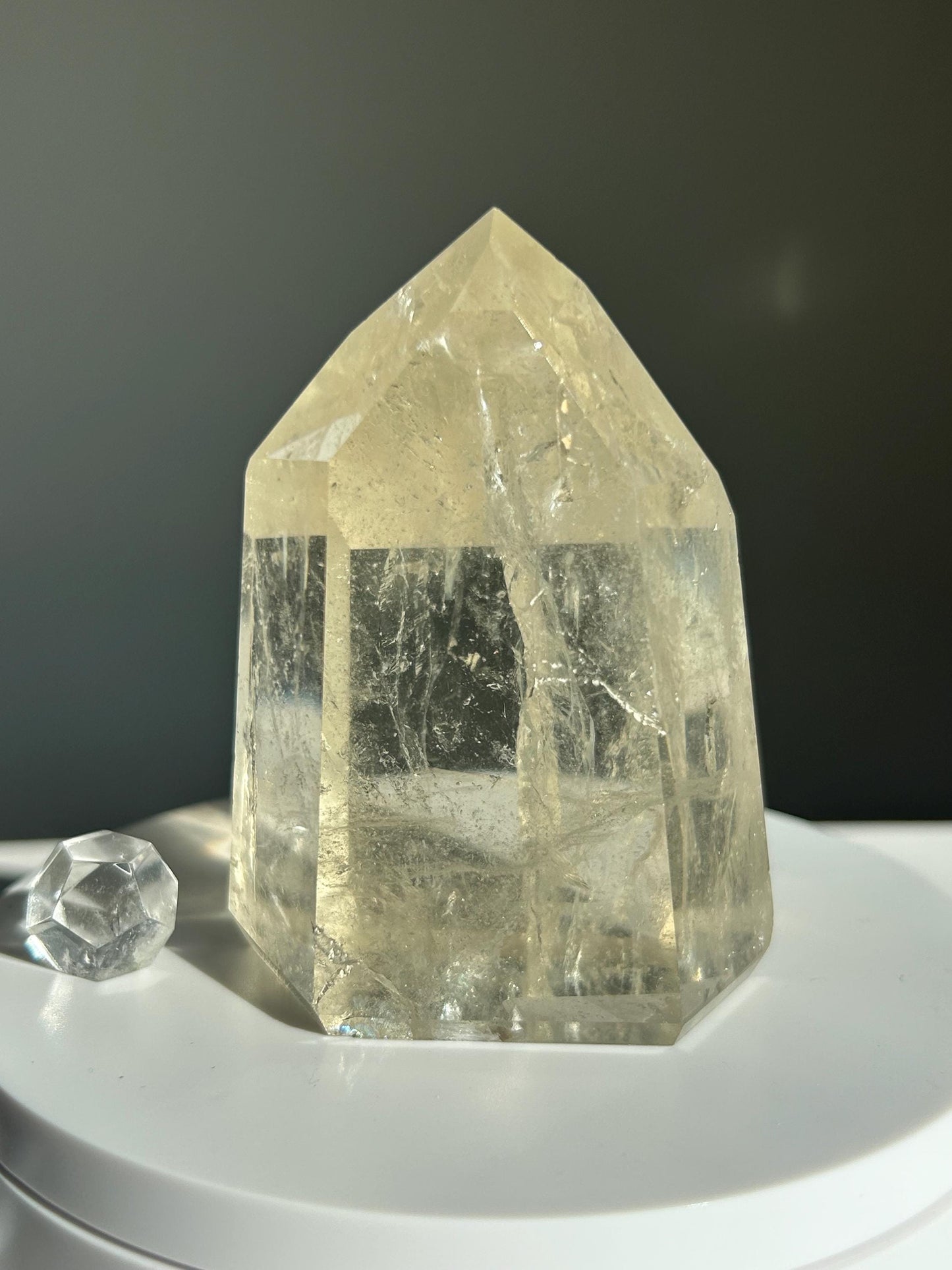 Citrine Crystal Point Feng Shui Solar Plexus November Scorpio Crystal Natural Untreated New Business Gift Graduation New Beginning New job