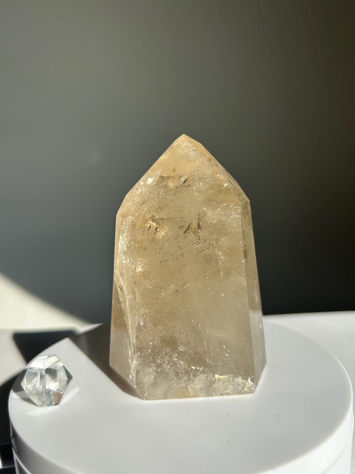 Citrine Crystal Point Feng Shui Solar Plexus November Scorpio Crystal Natural Untreated New Business Gift Graduation New Beginning New job