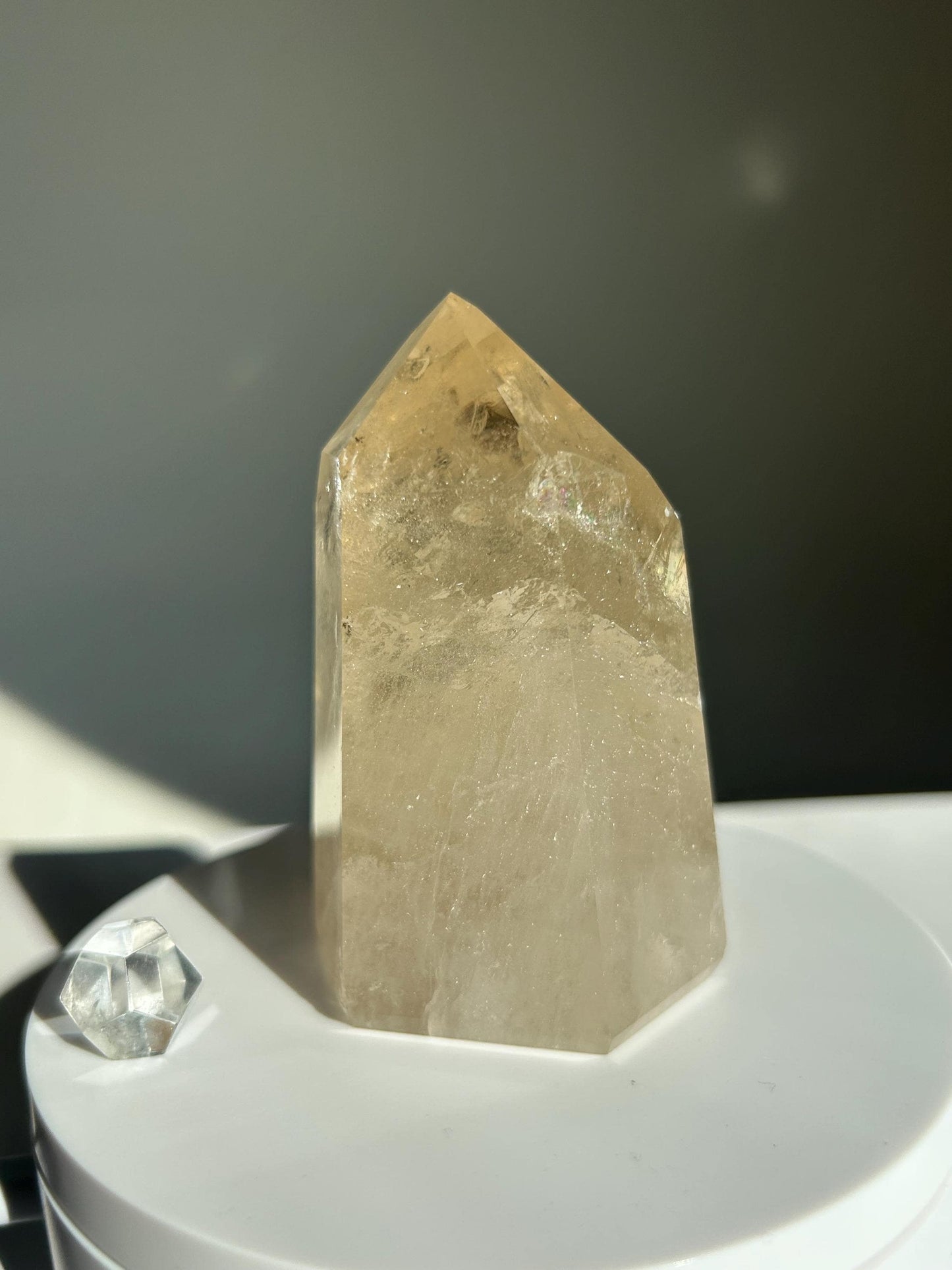 Citrine Crystal Point Feng Shui Solar Plexus November Scorpio Crystal Natural Untreated New Business Gift Graduation New Beginning New job