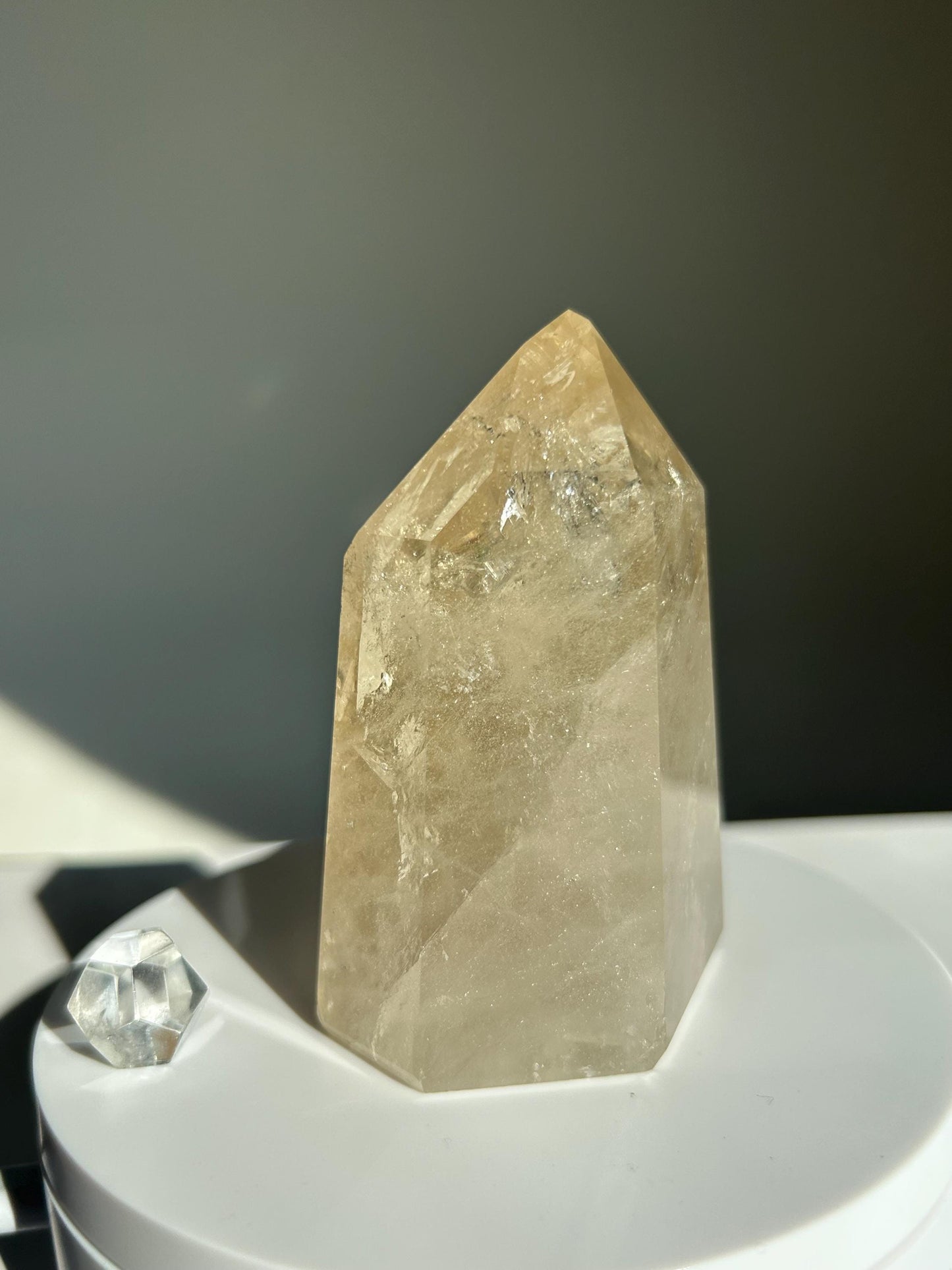 Citrine Crystal Point Feng Shui Solar Plexus November Scorpio Crystal Natural Untreated New Business Gift Graduation New Beginning New job