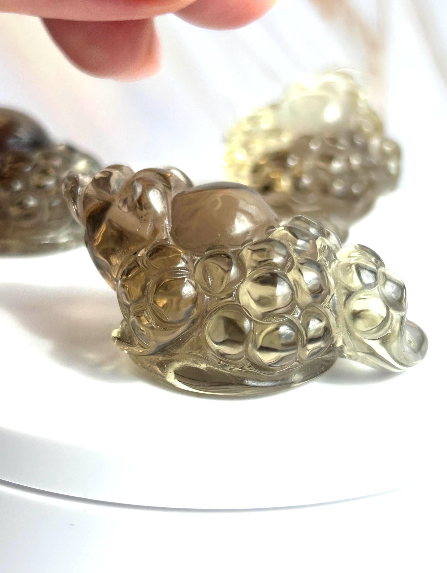 Money Toad Citrine Carving Polished Stone Golden Decorative Accent Home Decor Gift New Job New Work Office Desk Altar Feng Shui November