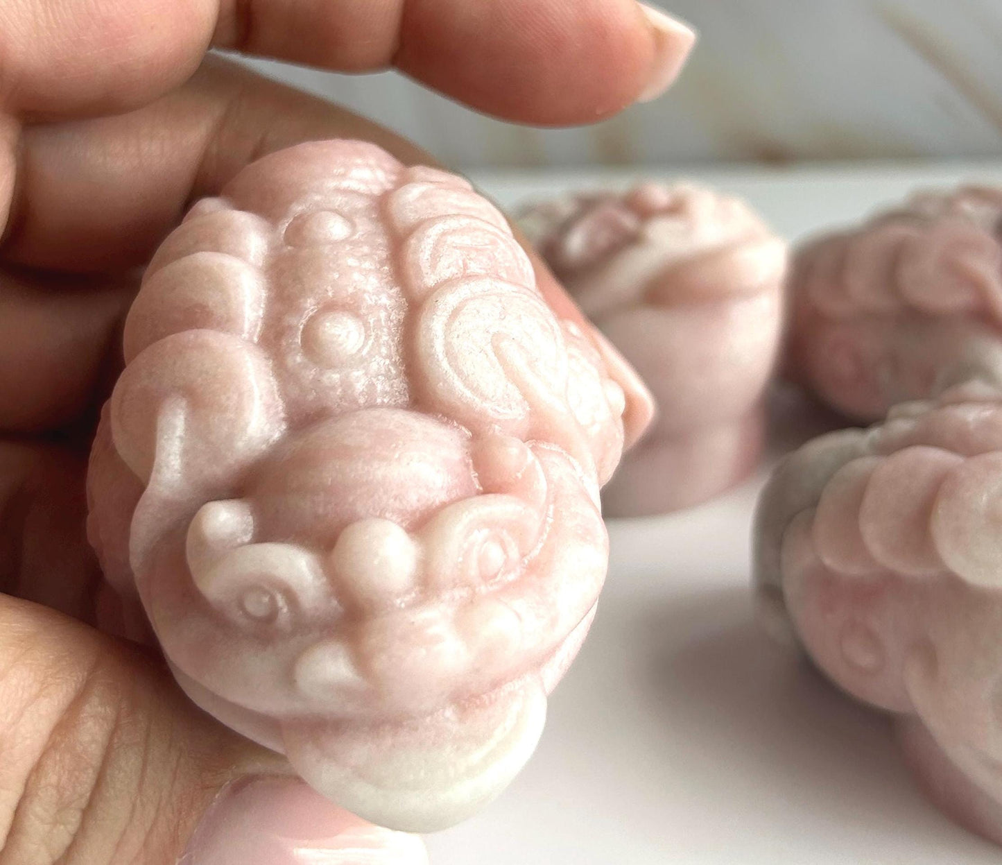 Money Toad Pink Opal Carved Feng Shui Home Decor Crystal Lover birthdays housewarmings Gift Office Desk Bedroom Bridesmaid Baby Shower