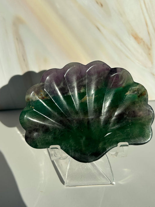 Dreamy Fluorite Bowl - Mental clarity, Connect With Your Higher Conciousness and Thirt Eye Chakra