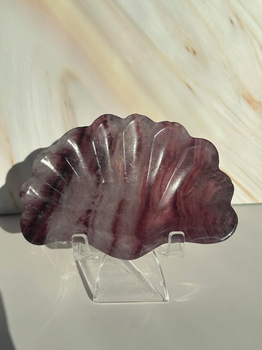 Dreamy Fluorite Bowl - Mental clarity, Connect With Your Higher Conciousness and Thirt Eye Chakra