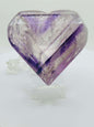 Amethyst Panthom Heart Crystal Crown Chakra Meditation Altar Room Decor Crystal Anniversary Gift February Birthday Crystal Best Friend Gift