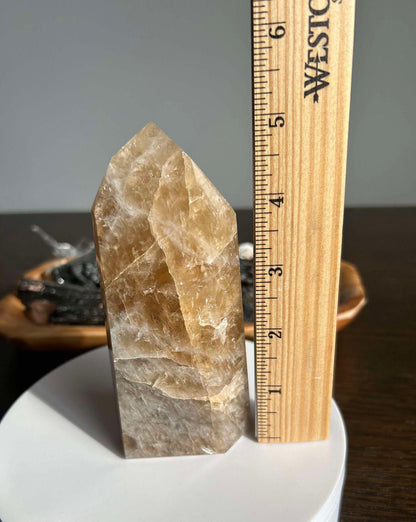 Citrine Crystal Point Feng Shui Solar Plexus November Scorpio Crystal Natural Untreated New Business Gift Graduation New Beginning New job
