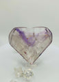 Amethyst Panthom Heart Crystal Crown Chakra Meditation Altar Room Decor Crystal Anniversary Gift February Birthday Crystal Best Friend Gift