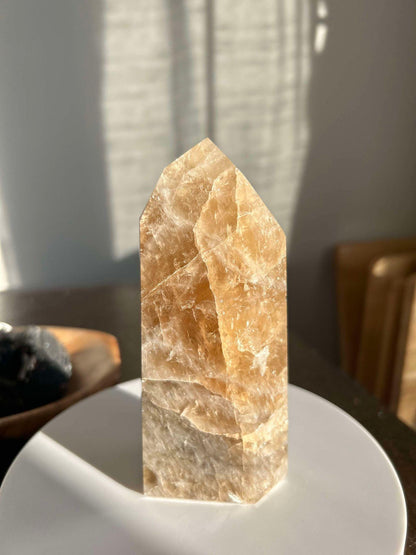Citrine Crystal Point Feng Shui Solar Plexus November Scorpio Crystal Natural Untreated New Business Gift Graduation New Beginning New job