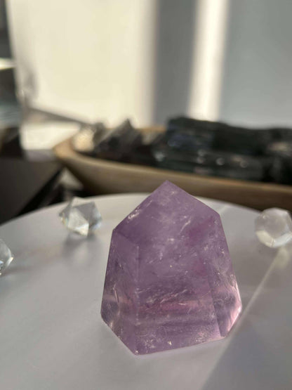 Amethyst Crystal Point Meditation Crown Chakra February Aquarius Crystal Home Warming Best Friend Baby Shower Gift Mom Wife Goddess Crystal