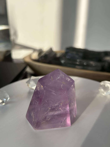 Amethyst Crystal Point Meditation Crown Chakra February Aquarius Crystal Home Warming Best Friend Baby Shower Gift Mom Wife Goddess Crystal