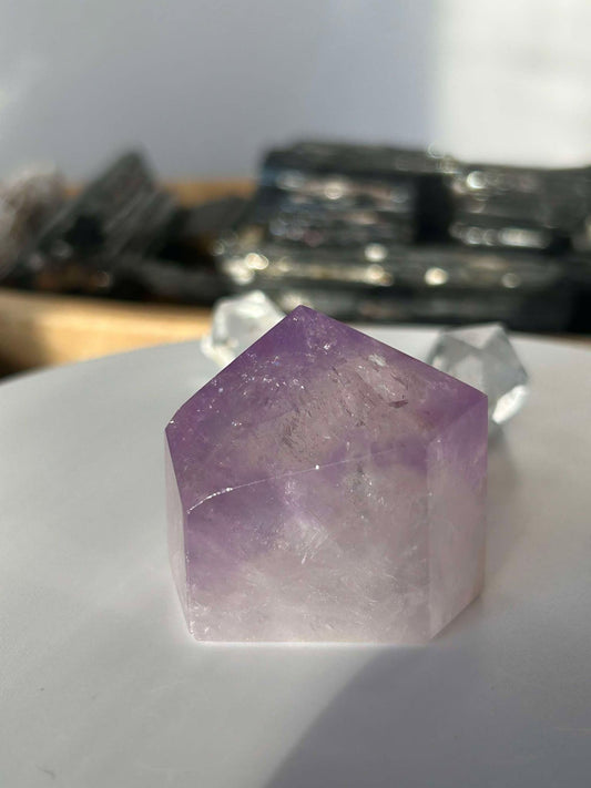 Amethyst Crystal Third Eye Crown Chakra Stone Meditation Gift Home Decor February Aquarius Crystal Feng Shui Peaceful Vibes Energy Crystal