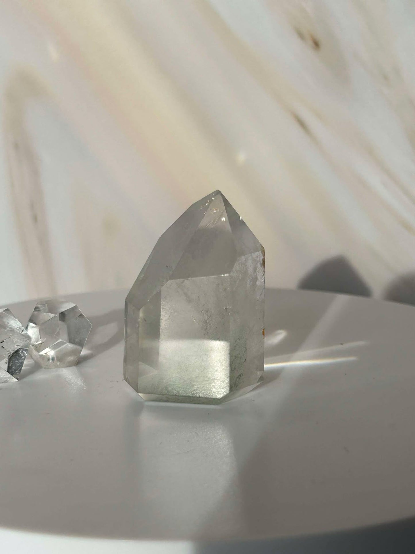 Garden Quartz Lodilite Point Crystal Meditation Crown Root Chakra Altar Decor Stone Nature Inspired Gift Nature Lover Gift Scorpio Gift